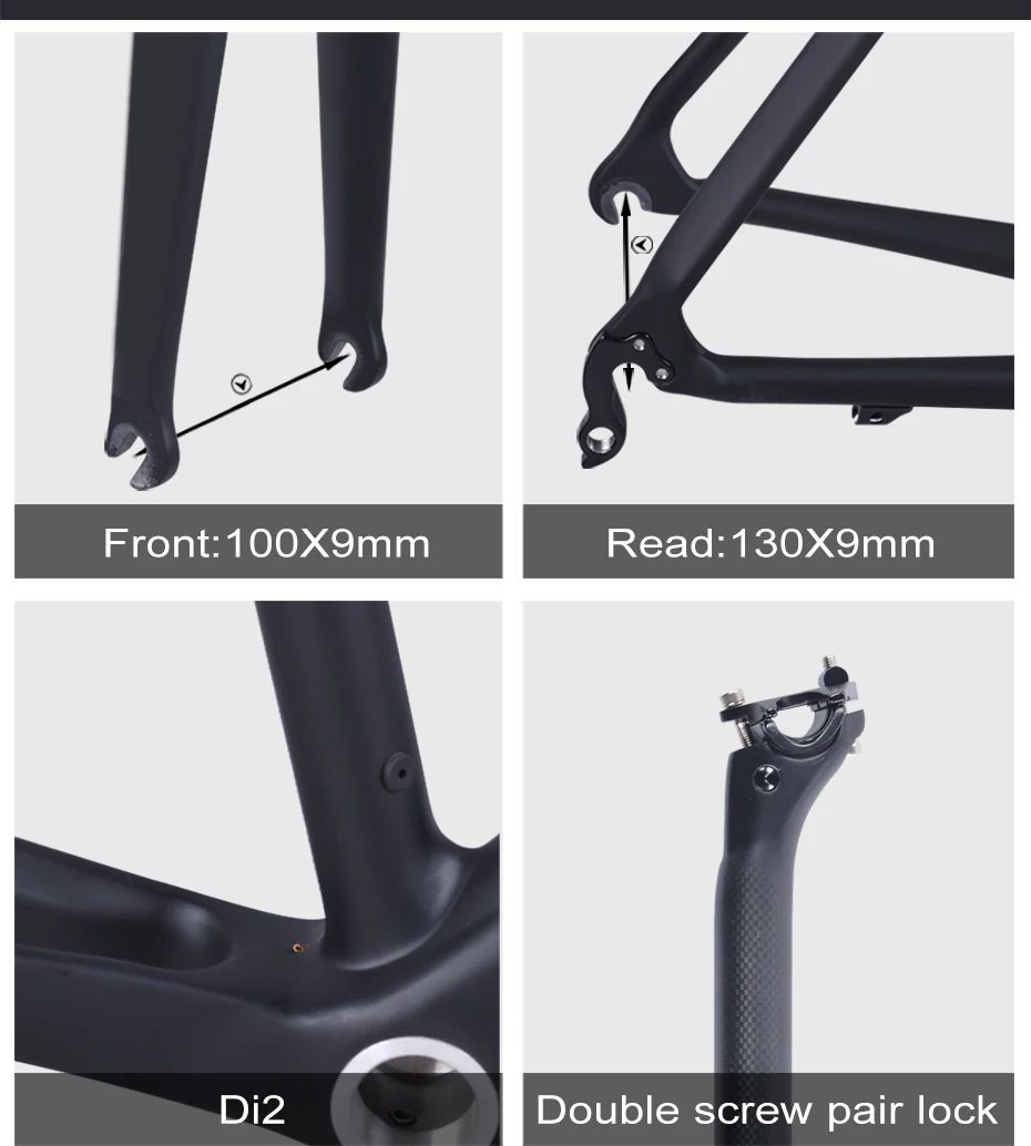 BXT SL1.0 карбоновая рама дорожный велосипед T800 UD набор углеродных велосипедов: карбоновая рама+ подседельный штырь+ вилка+ зажим+ гарнитура