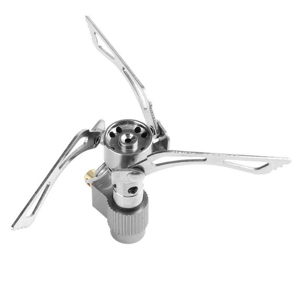 Gas Stove Convenient Durable Aluminum Alloy 2400W Outdoor Travel Survival Gas Burner Portable Barbeque Folding Cooker