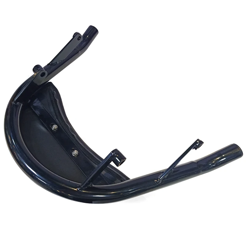 Rear Passenger Seat Bracket Support Sissy Bar Cushion Pad with Seat Grab Handlebar Rail (2)
