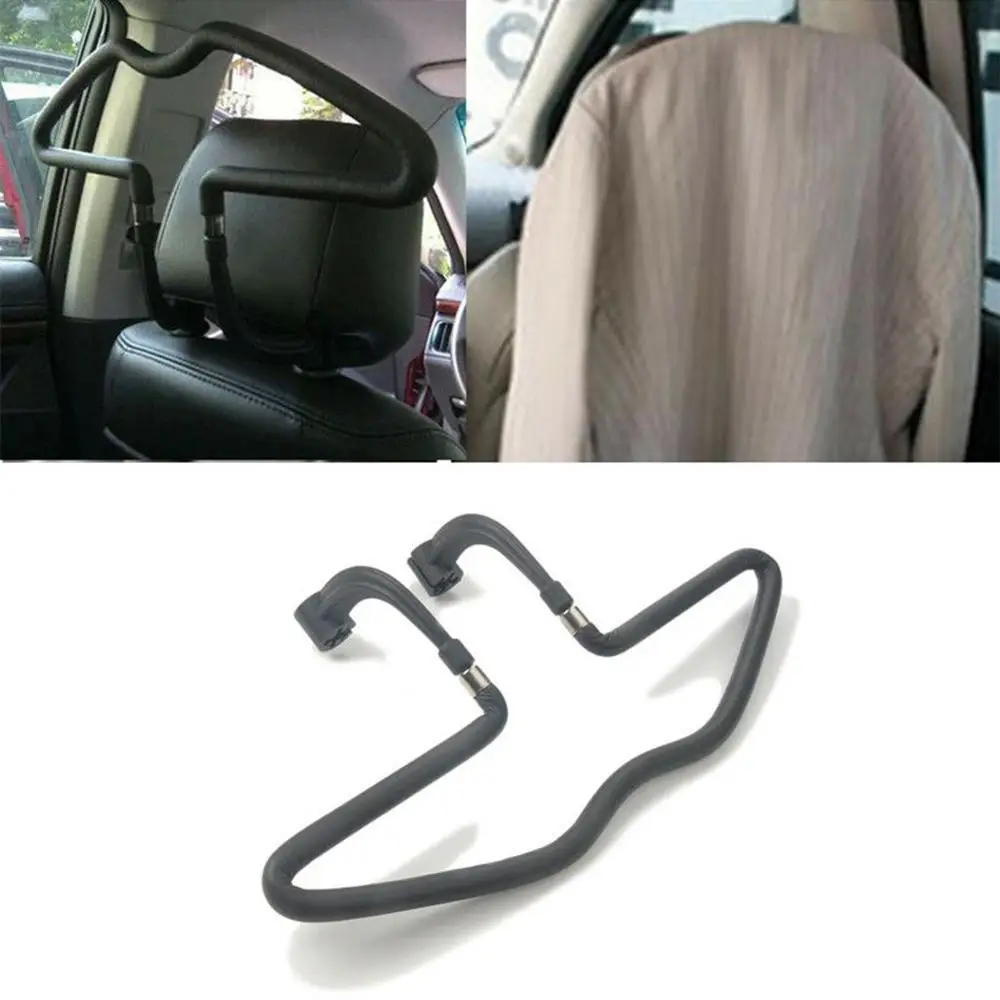 New Soft PVC Car coat Hangers Back Seat Headrest Coat Clothes Hanger Jackets Suits Holder Rack Auto Supplies For Universal Car