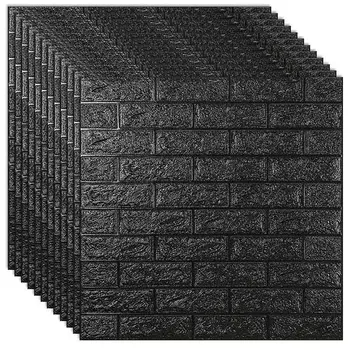 

3D Wall Stickers Imitation Brick Bedroom Decor Panel Self-adhesive Wallpaper for Living Room Kitchen TV Backdrop Home Decoration