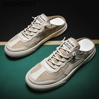 

summer shoes men 2020 Breathable Mule slippers men casual shoes slip on fashion brand loafers men designer shoes zapatillas buty