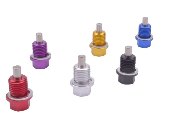 Oil Drain Plug M10 M12 m14*1.5/1.25, M16*1.5, M18*1.5 Magnetic Oil Sump Nut Drain Oil Plug Screw Drain Magnetic Plug Nut JDM