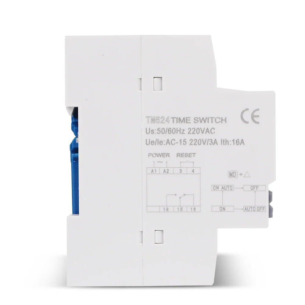 DIN Rail Digital 40 Groups School or Factory Automatic Bell Timer Controller 1~99 Seconds Interval Auto Ring Time Switch AC 220V 3
