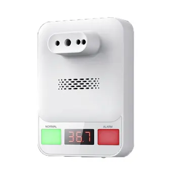 

Easy Install Non Factory Office Wall Mounted Accurate Infrared Thermometer Forehead Intelligent ABS School LED Digital