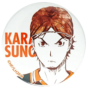 Haikyu! Значок аниме Shouyou Hinata kageyama tobio Sugawara Koshi Юу нишиноя Ямагути Тадаши металлический значок брошь булавки - Окраска металла: 05 Azumane Asahi