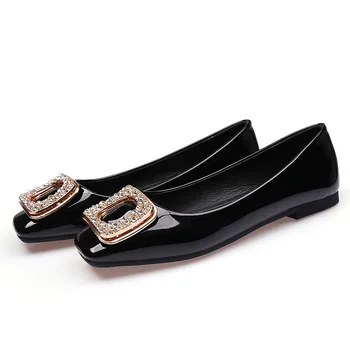 

2020 Fashion Brand Flats for Women Casual Shoes Slip-on Soft Comfortable Office Ladies Footwear YX2798