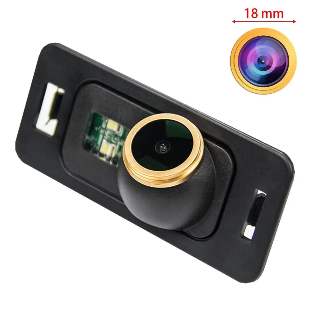 

Freezzmi Golden HD Car Rear View Camera for BMW 1er E82 3er E90 E91 E92 F3x 5 Series E53 E83 X1 E84 X3 E83 X5 E70 X6 328i 335i