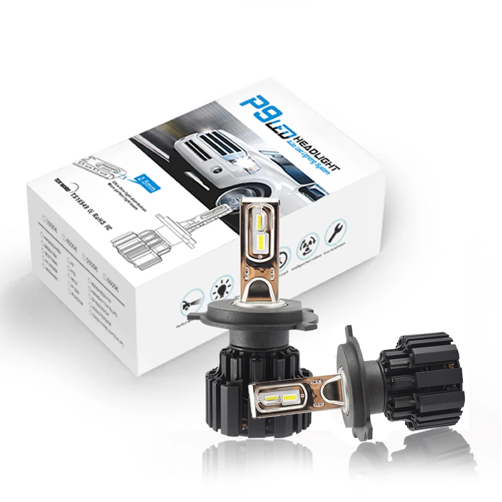 Hviero 2X H4 H7 9012 5202 H16 H8 100W 13600Lm IP67 Auto Led Front Bulb Automobile Headlamp Fog Light 6000K Car Lighting HID Xenon Light