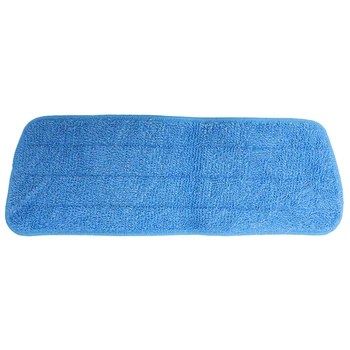 

New 2x Mop Refill Mop Replacement Cleaning Pads Reveal Mop Household Mop Fiber Sticky Button Dust Pad 12x40cm Blue