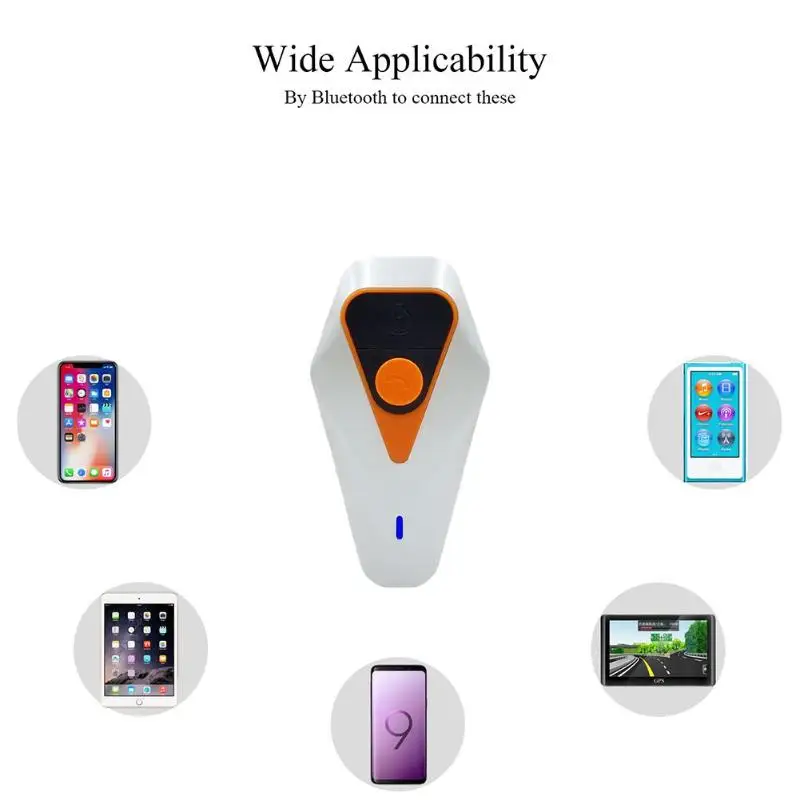 WT002 мотоциклетный шлем гарнитуры водонепроницаемый Bluetooth FM Interphones пакет 2 прямых полный дуплексный интервью максимум 1000 м