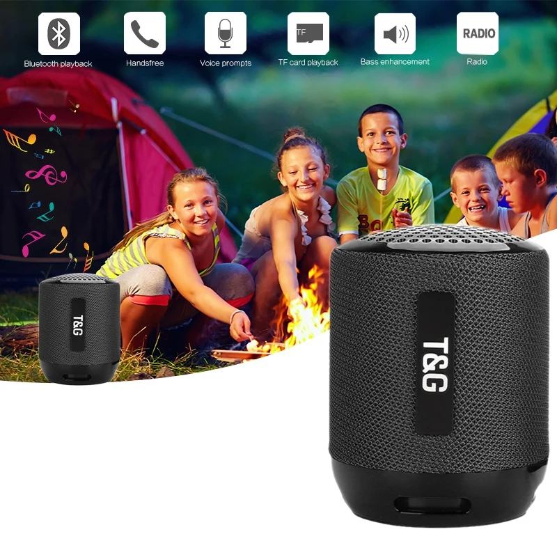 ABGN Hot-TG129 портативный Bluetooth динамик беспроводной звуковой ящик микрофон Handsfree телефон Поддержка TF AUX USB FM радио