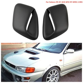 

1 Pair Vent Cover Auto Hood Scoop FRP Cover For Subaru Impreza GC8 STi New