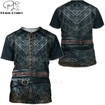 

2020 Fashion Men hoodies 3D Printed Viking Tattoo warrior t-shirt tees shorts sleeve Apparel Unisex Norse cosplay streetwear-19