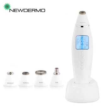 

NEWDERMO Portable Diamond Microdermabrasion Machine VACUUM Suction Exfoliate Remove Acne Facial Pores Cleaner Skin Care Spa Tool