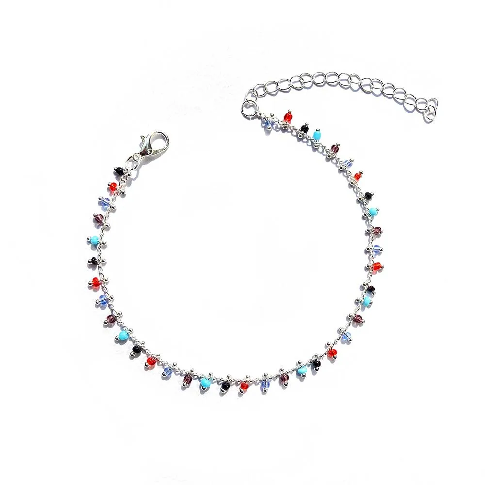 

Fashion Ankle Bracelets Anklets for Women Beach Accessories Ankle Bracelet Silver Color Leg Bracelet Sandals Foot Jewelry