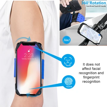 

Running Bag Phone Holder Arm Belt Men Women Armband/Wristband Cycling Gym Arm Band Bag for 4-8.5 Inche Phone Bike Phone Mount