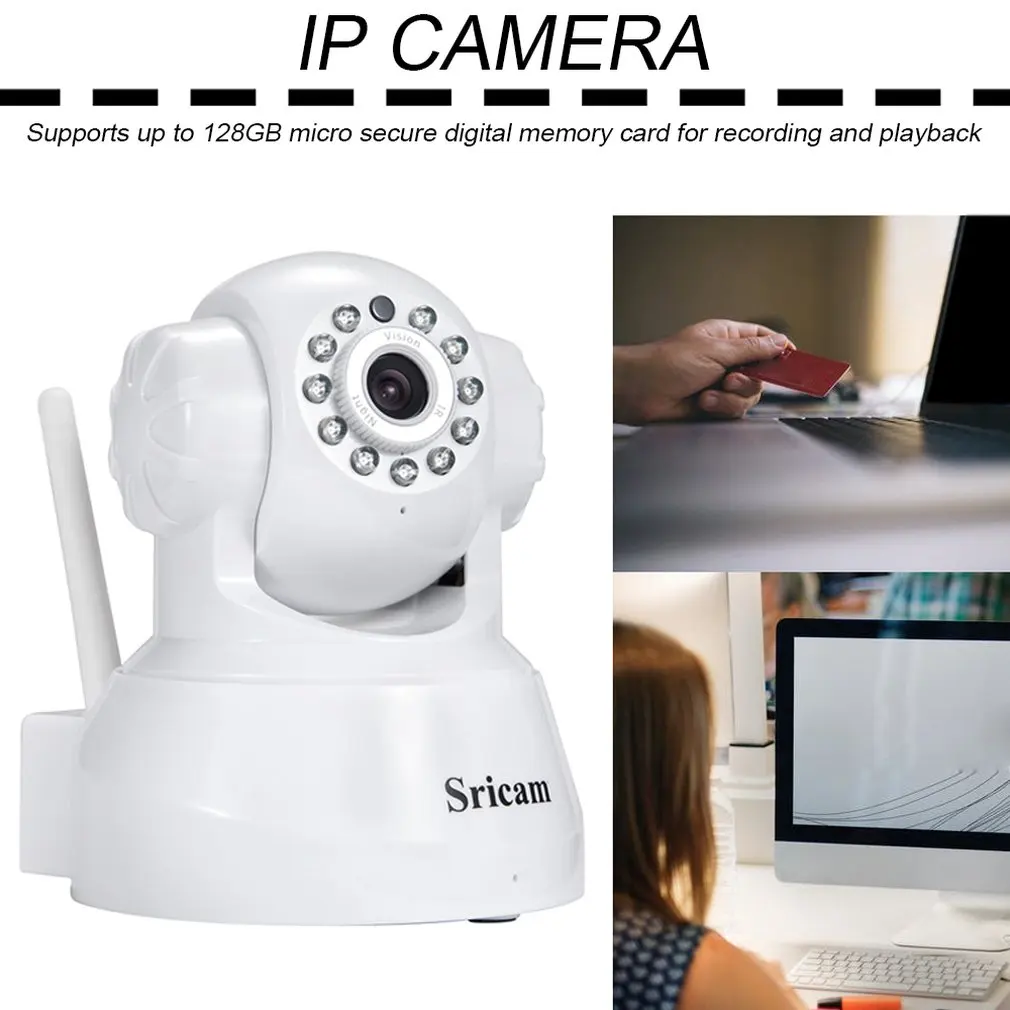 Sricam 720P IP камера беспроводная wifi 720P домашняя камера безопасности Onvif P2P пульт дистанционного управления для телефона 1.0мп камера видеонаблюдения CCTV