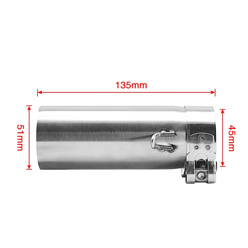 Выхлопная труба SCL Racing из нержавеющей стали для мотоцикла 51 мм|Выхлопные трубы и