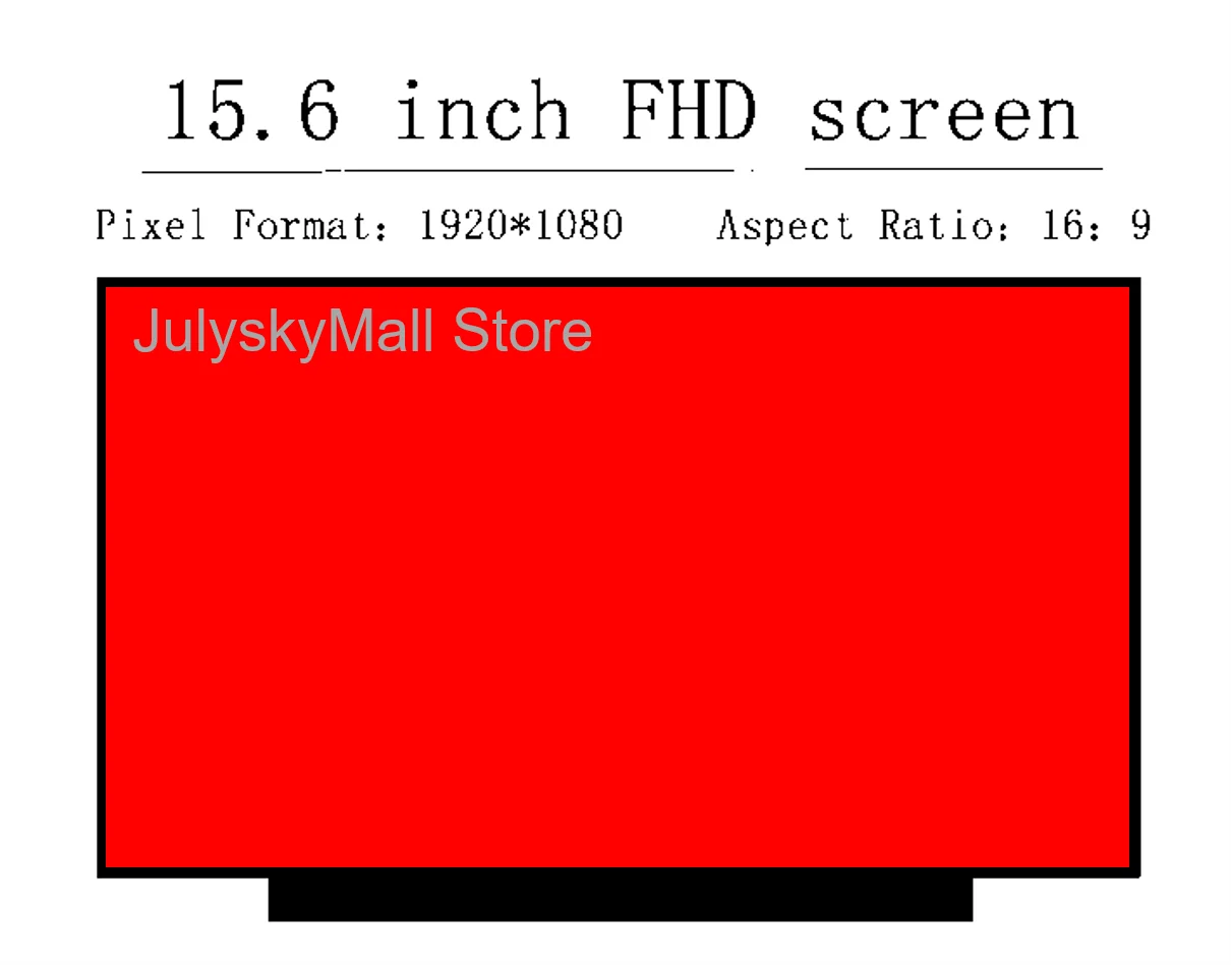 

15.6" FHD IPS LCD Screen For Huawei Matebook D15 Boh-WAQ9R LED Display 350MM Panel 1920x1080Resolution 30 Pins Replacement