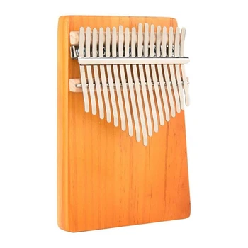 

SEWS-17 Keys Mbira Pocket Musical Instrument Finger Piano Kalimba Portable Thumb Piano Sound Is Crisp and Melodious