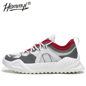 

Hemmy Men's Shoes Casual Breathable Mens Sneaker Mesh (Air Mesh) Lace-up Comfortable Light Male Footwear Size 39-44 Dropshipping