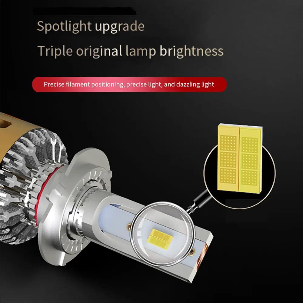 Головной светильник H4 led h7 h11 h1 h3 9005 hb3 9006 hb4 9012 hir2 880 881 h27 авто фары h7 светодиодные лампы Светильник 3000K 4300K 6000K 12V