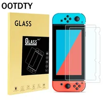 OOTDTY, 2 шт, для переключателя, закаленное стекло, Защитная пленка для экрана, Ультра прозрачная, тонкая, премиум класса