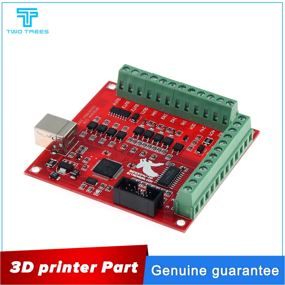 

MACH3 USB 4 Axis 100KHz Breakout Board 4 Axis Interface Driver Motion Controller for CNC Engraving 12-24V