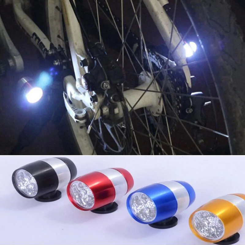 Новый велосипед светильник Предупреждение 6LED мини пивной головной хвост 360