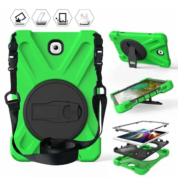 

GALAXY Tab S 2 8.0 mobile phone case [Heavy] All-inclusive rugged protective cover with A 360-degree rotating bracket SM-t710