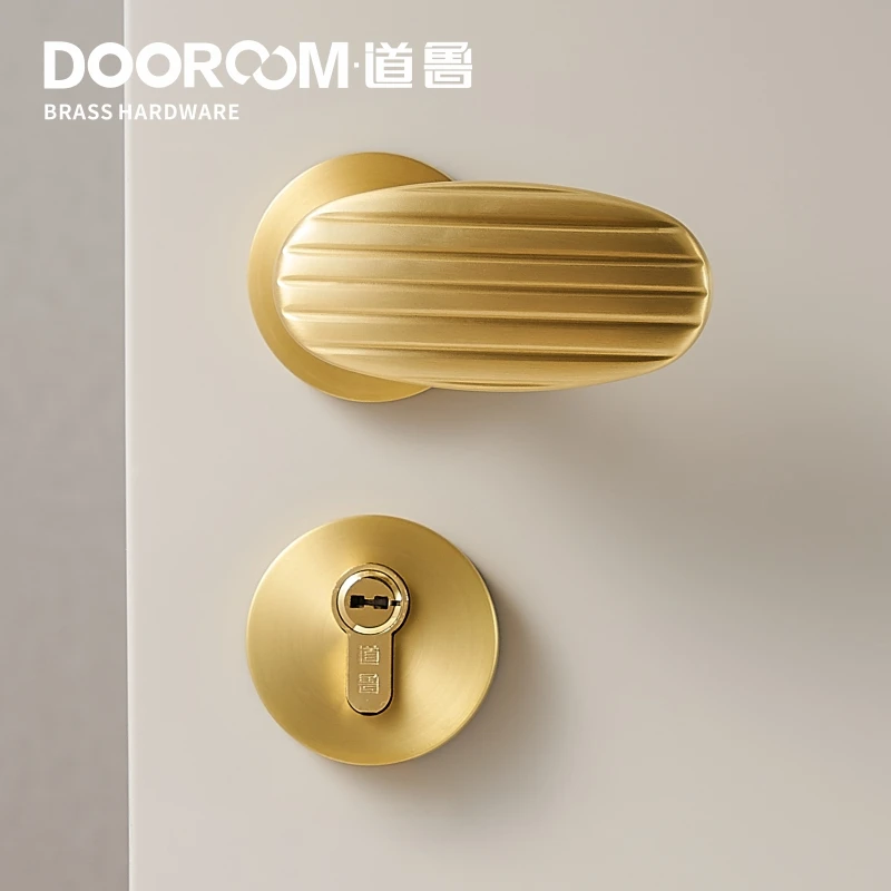 Набор латунных рычагов дверного замка Dooroom современный персонализированный