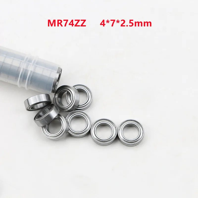 50pcs/100pcs/500pcs MR74ZZ MR74 ZZ L 740ZZ Deep Groove Ball Bearing ...