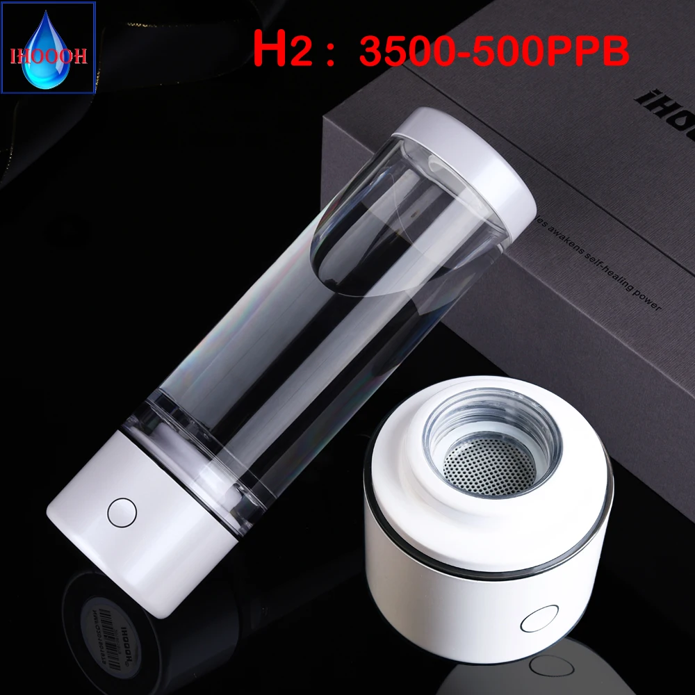 Portable Quantum Nano High Hydrogen Water Generator SPE&PEM Mini ORP Electrolysis Alkaline H2 Ionizer Cup Anti Aging Products