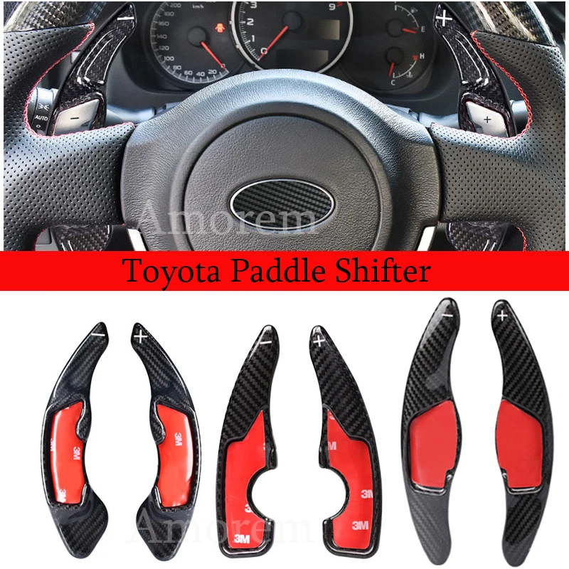Tcarbon Steering Wheel Paddle Shifter For Toyota Gt86 Frs Camry Reiz Vios Yaris Corolla Altis