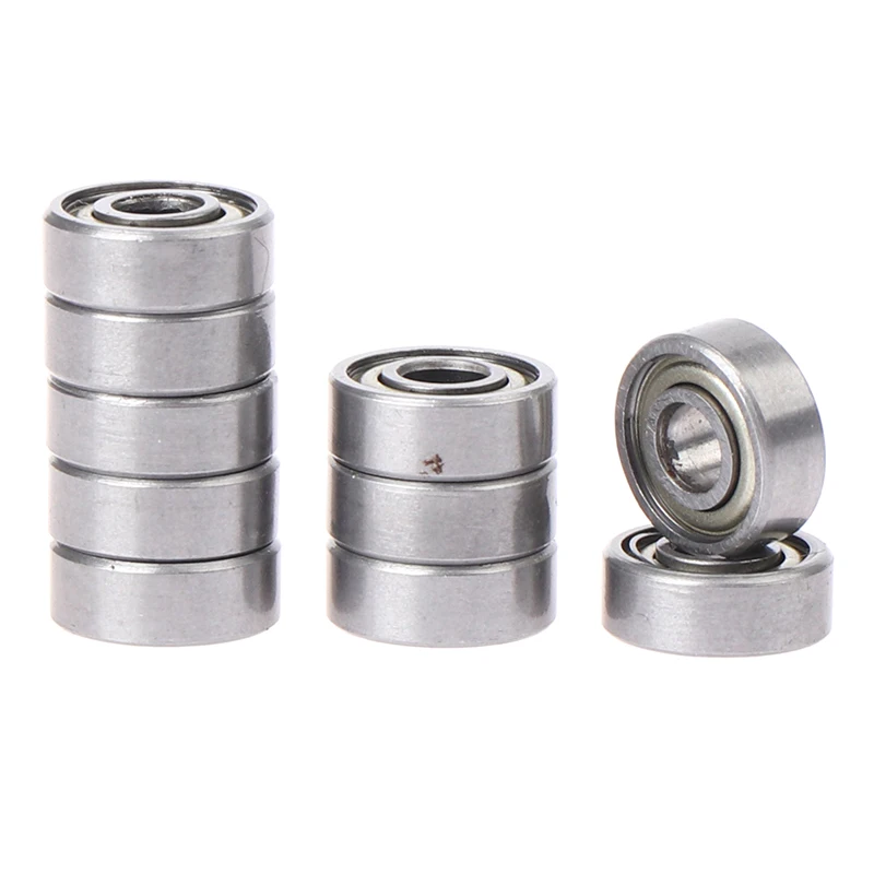 

10pcs/Lot Deep Groove Spherical Carbon Steel Miniature Bearings Double Shielded Miniature High-carbon Steel Single Row 6 Models