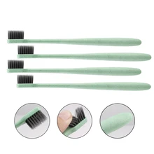 10 шт. пшеничная соломенная зубная щетка с мягкой щетиной полости рта Антибактериальный Уход зубная щетка безопасность Уход за полостью рта зубная щетка для взрослых