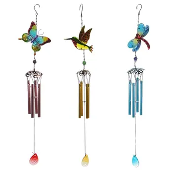 

Wind Chimes Dragonfly Butterfly Hummingbird Hanging Ornaments Aeolian Bell Windchime Outdoor Garden Home Decoration