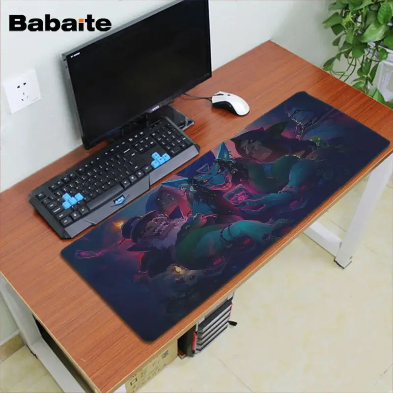 Babaite красивый аниме Hearthstone The Dalaran Heist большой коврик для мыши PC компьютерный коврик резиновый PC компьютерный игровой коврик для мыши - Цвет: Lock Edge 30x80cm