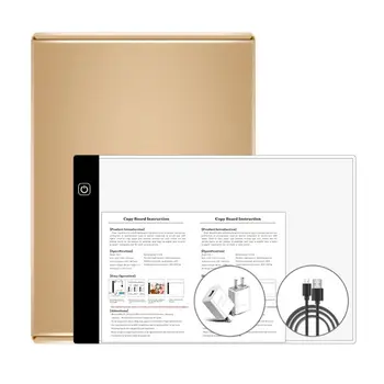 

A4 LED Light Graphic Tablet for Drawing Board Panel Luminous Stencil Tracing Pad D08B