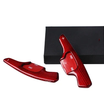 

2pcs/Pairs Carbon Fiber Steering Wheel Shift Paddle Extension For Ford Taurus