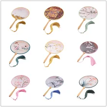 Китайский культурный красиво сделанный двойной ручной вышивка вентиляторы Дворцовый стиль подарки невесты свадебные букеты свадебный букет