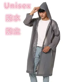 

Rider Raincoat Adult Raincoat Transparent Waterproof Plastic Reusable Rain Poncho Hood Outdoor Cycling Motorcycles Accessories