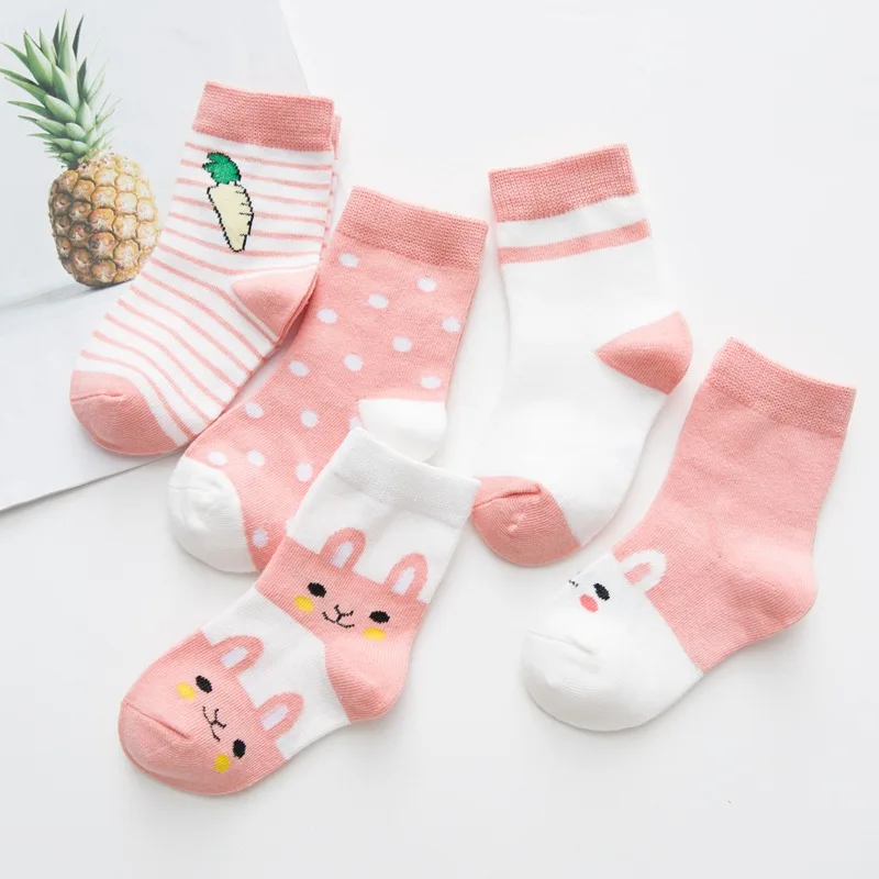 

5 pairs/lot 100% Cotton 0-1Year Baby Newborn Floor Socks Girl and Boy Short Sock Baby New Born Boy Girl cotton Winter Baby Sock