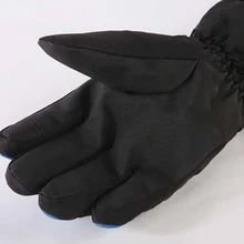 Уличные Зимние перчатки для катания на лыжах полный палец толстые водостойкие противоскользящие термопушистые перчатки для езды на велосипеде аксессуары для спортивной одежды
