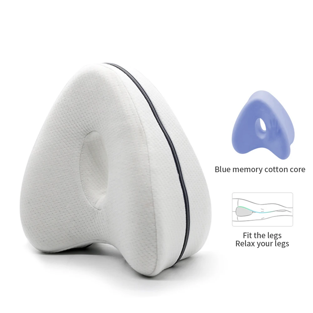 Ортопедическая подушка для сна с эффектом памяти, подушка для позиционера ног, подушка для поддержки колена между ногами для боли в бедрах - Цвет: as picture