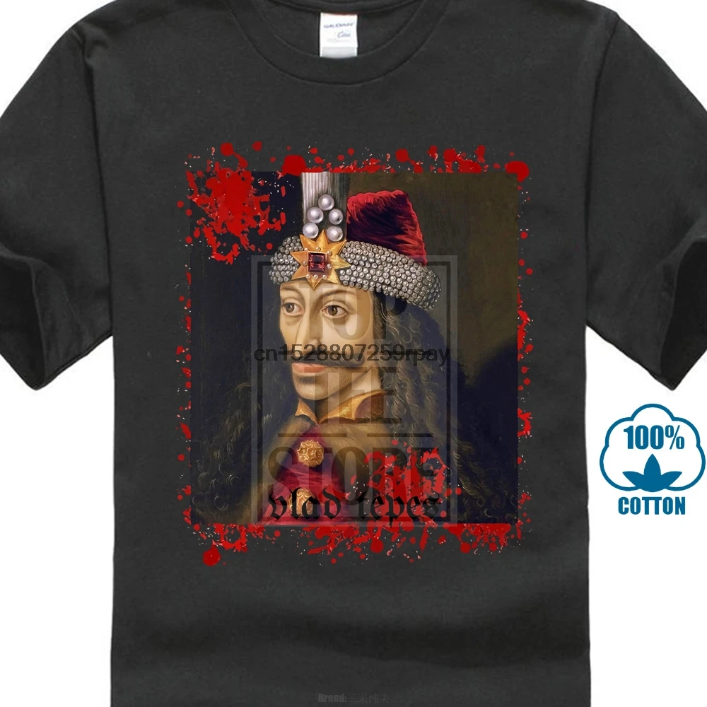 Vlad Tepes Count Dracula Graphic Art Vampire T Shirt |