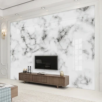 

Custom Any Size Mural Wallpaper Modern 3D Jazz White Marble Abstract Art Wall Painting Living Room TV Bedroom Papel De Parede 3D