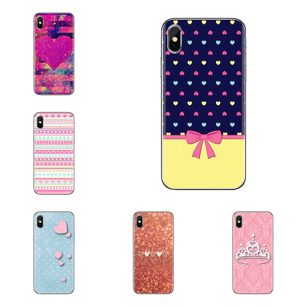 Для iPod Touch Apple iPhone 4 4s 5 5S SE 5C 6 6S 7 8 X XR XS Plus MAX прозрачный мягкий чехол из ТПУ розовая