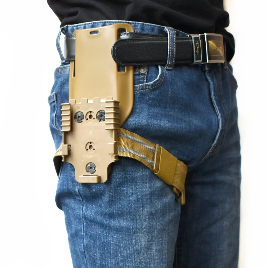 Tactical Pistol Holster Waist Belt Gun Holster With Flashlight Bearing QLS 19 22 Quick Locking System For Glock 17 19,pistol holster,gun holster